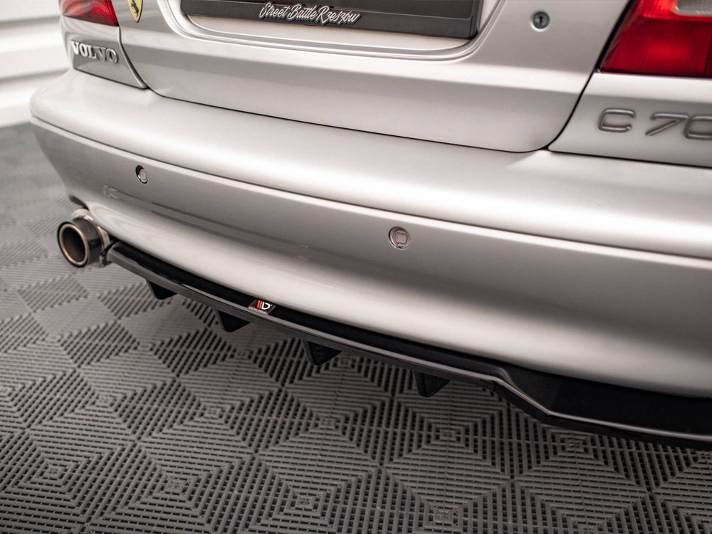 Maxton Design Central Rear Splitter (Vertical Bars) Volvo C70 Mk1