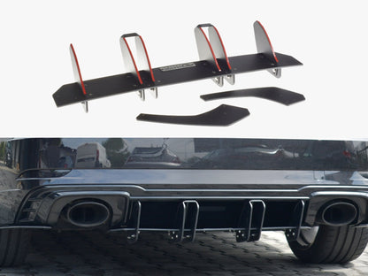 Maxton Design Rear Diffuser V.2 Audi RS3 8V FL Sportback