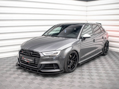 Maxton Design Front Flaps Audi S3 / A3 S-Line Sportback 8V Facelift