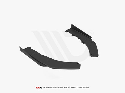 Maxton Design Street Pro Rear Side Splitters + Flaps BMW 4 M-Pack G22 / G23 / G22 Facelift / G23 Facelift