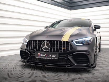Maxton Design Front Splitter V.2 Mercedes AMG GT 63S 4-door Coupe Aero