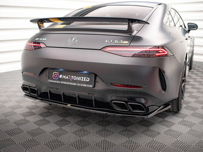 Maxton Design Rear Splitter (Vertical Bars) Mercedes AMG GT 63S 4-door Coupe Aero