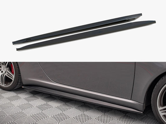 Maxton Design Side Skirts Diffusers Porsche 911 Carrera / Carrera GTS 997 Facelift