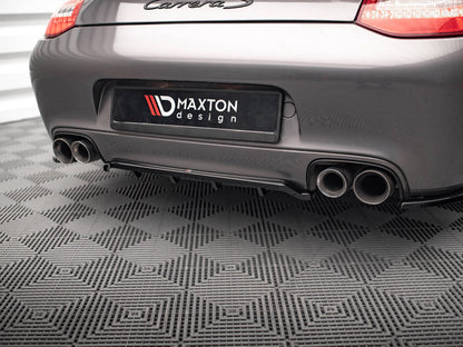 Maxton Design Rear Splitter (Vertical Bars) Porsche 911 Carrera / Carrera GTS 997 Facelift