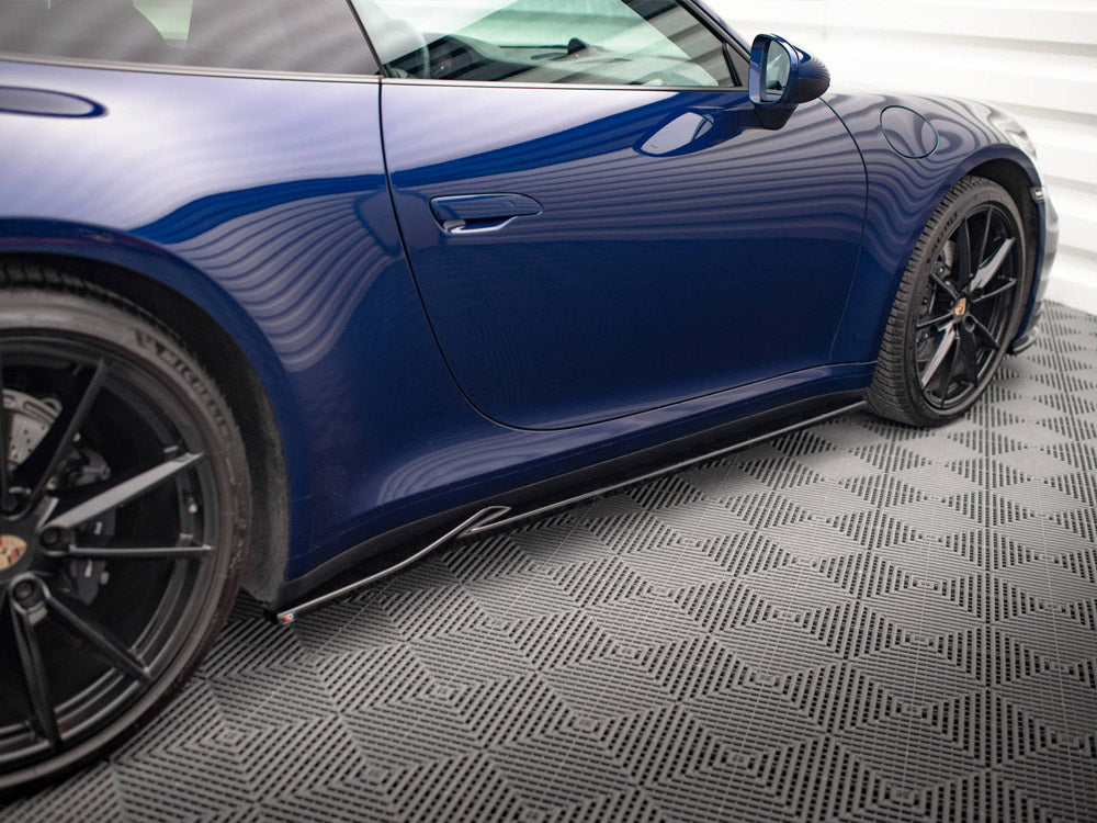 Maxton Design Side Skirts Diffusers V.1 Porsche 911 Carrera Aero / Carrera GTS 992