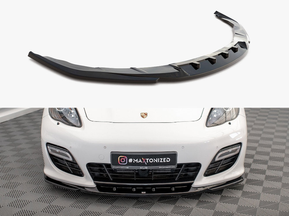 Maxton Design Front Splitter V.2 Porsche Panamera Turbo Sport Design Package 970