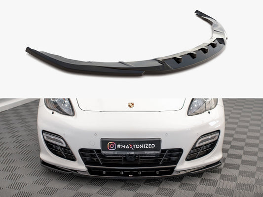 Maxton Design Front Splitter V.2 Porsche Panamera Turbo Sport Design Package 970