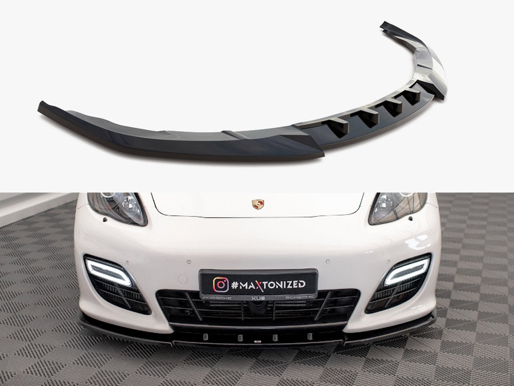 Maxton Design Front Splitter V.1 Porsche Panamera Turbo Sport Design Package 970