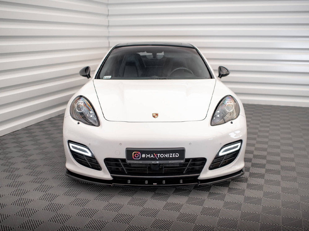 Maxton Design Front Splitter V.1 Porsche Panamera Turbo Sport Design Package 970