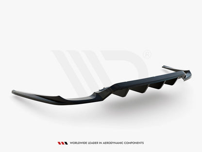 Maxton Design Rear Splitter (Vertical Bars) Porsche Panamera Turbo 970