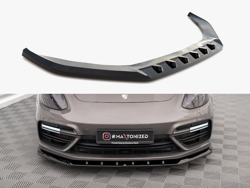 Maxton Design Front Splitter V.1 Porsche Panamera Turbo S E-Hybrid