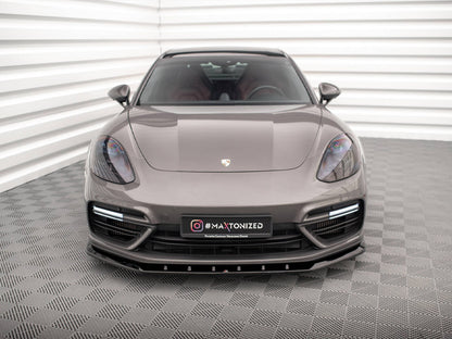 Maxton Design Front Splitter V.1 Porsche Panamera Turbo S E-Hybrid