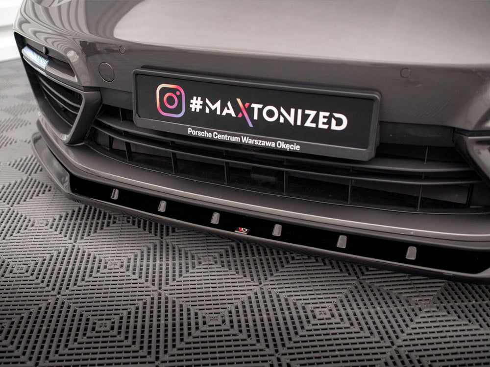 Maxton Design Front Splitter V.1 Porsche Panamera Turbo S E-Hybrid
