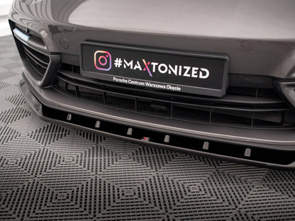 Maxton Design Front Splitter V.1 Porsche Panamera Turbo S E-Hybrid