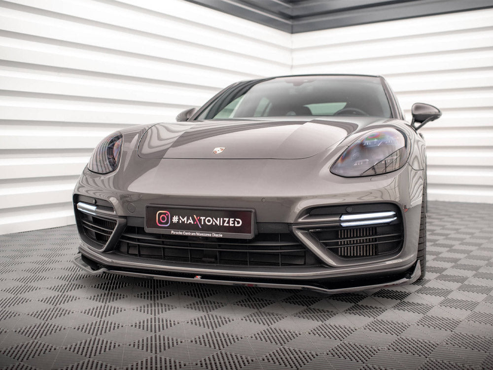 Maxton Design Front Splitter V.2 Porsche Panamera Turbo S E-Hybrid