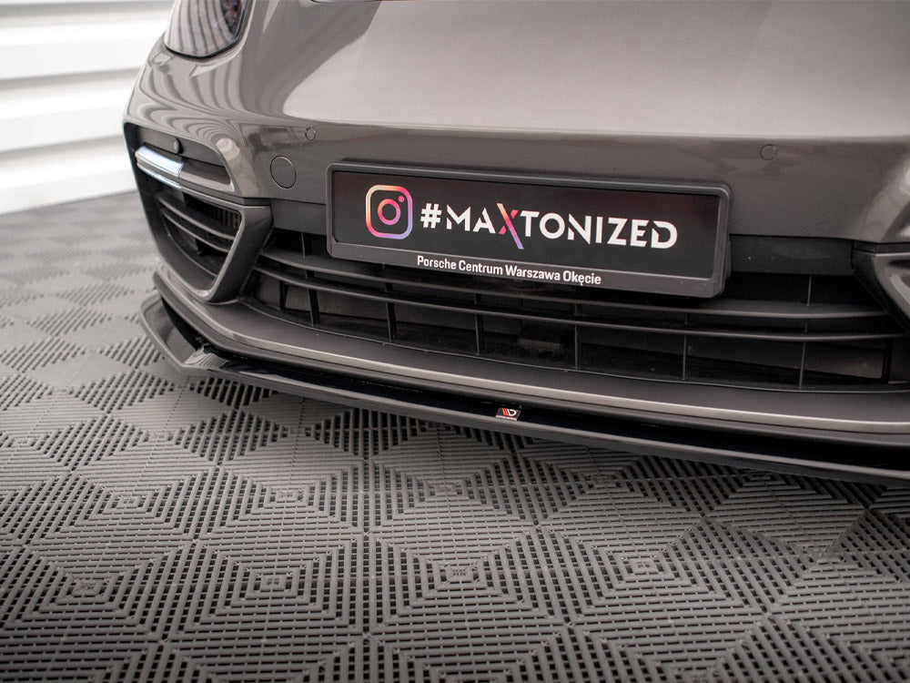 Maxton Design Front Splitter V.2 Porsche Panamera Turbo S E-Hybrid