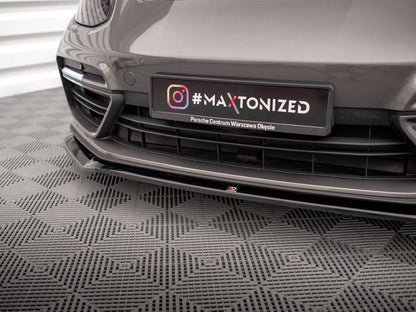 Maxton Design Front Splitter V.2 Porsche Panamera Turbo S E-Hybrid