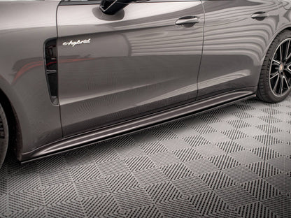 Maxton Design Side Skirt Diffusers V.1 Porsche Panamera Turbo S E-Hybrid / Panamera E-Hybrid / Panamera 4S 971