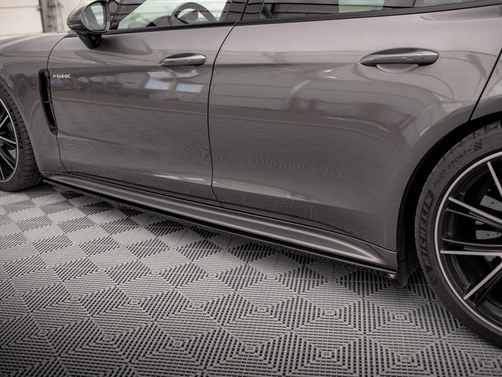 Maxton Design Side Skirt Diffusers V.1 Porsche Panamera Turbo S E-Hybrid / Panamera E-Hybrid / Panamera 4S 971
