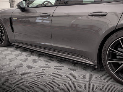 Maxton Design Side Skirt Diffusers V.1 Porsche Panamera Turbo S E-Hybrid / Panamera E-Hybrid / Panamera 4S 971