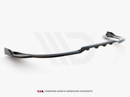 Maxton Design Rear Splitter (Vertical Bars) Porsche 911 Turbo S 992