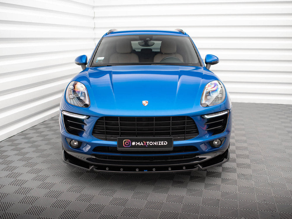 Maxton Design Front Splitter V.2 Porsche Macan Mk1
