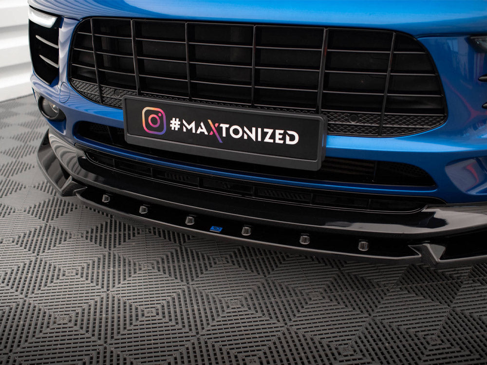 Maxton Design Front Splitter V.2 Porsche Macan Mk1