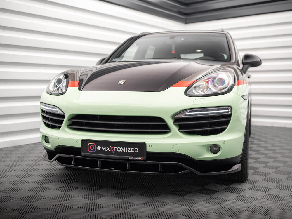 Maxton Design Front Splitter Porsche Cayenne Mk2