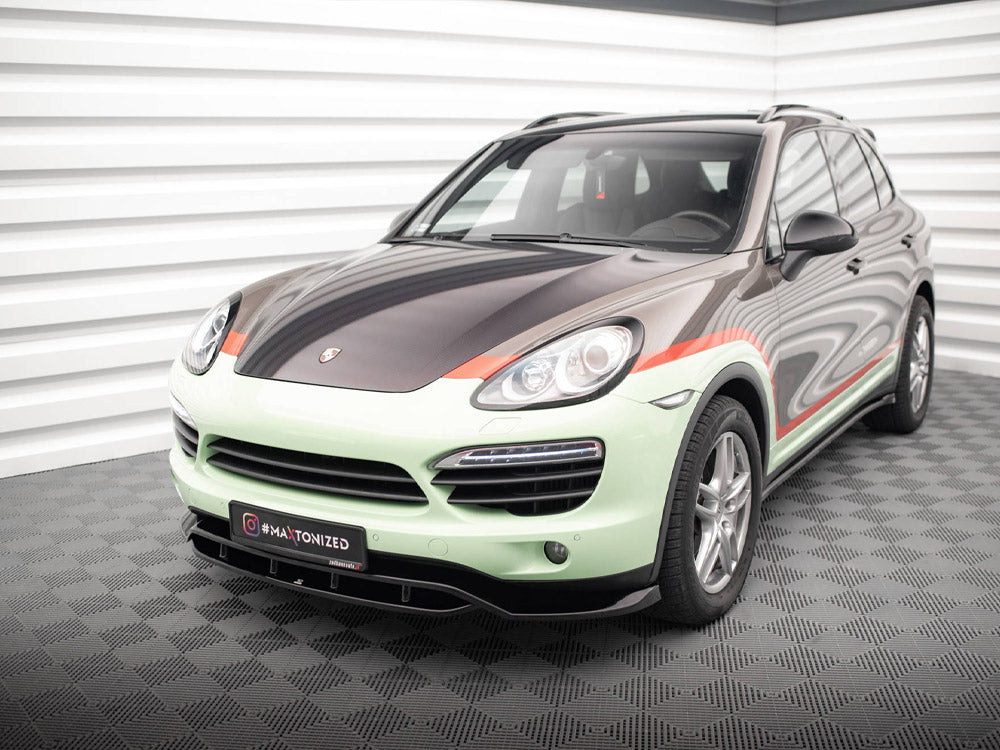 Maxton Design Front Splitter Porsche Cayenne Mk2