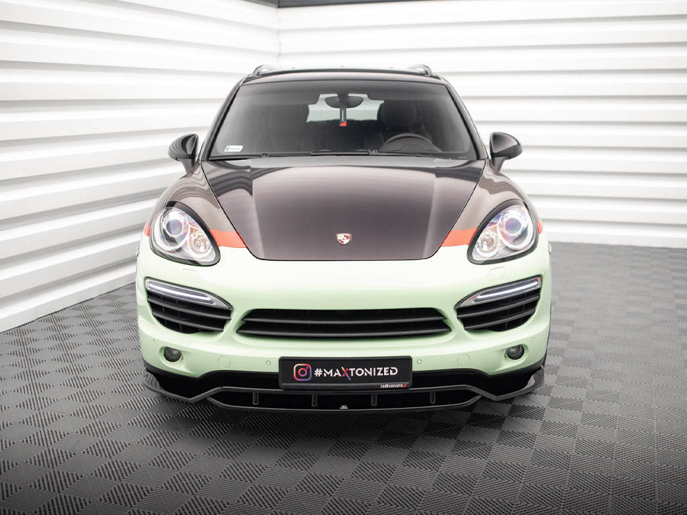 Maxton Design Front Splitter Porsche Cayenne Mk2