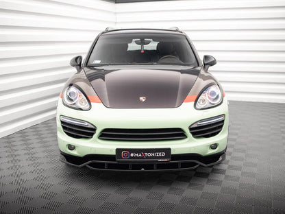 Maxton Design Front Splitter Porsche Cayenne Mk2