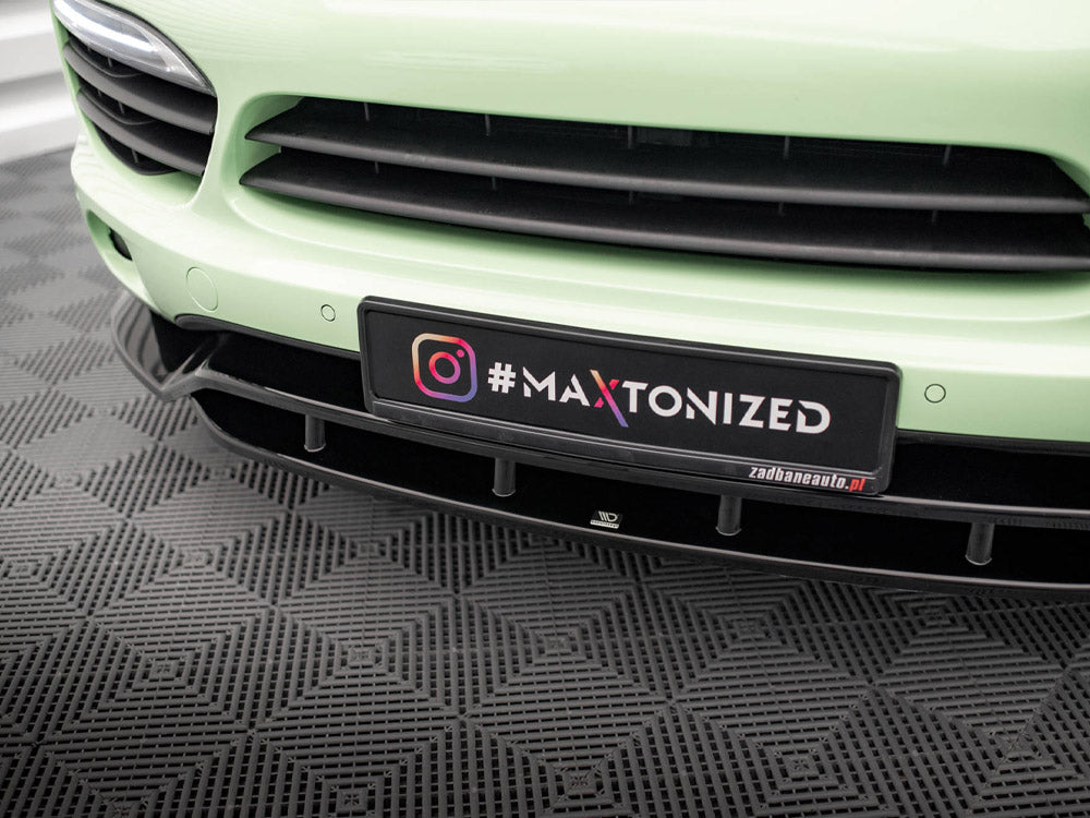 Maxton Design Front Splitter Porsche Cayenne Mk2