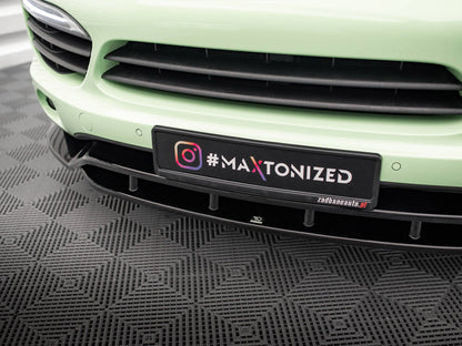 Maxton Design Front Splitter Porsche Cayenne Mk2