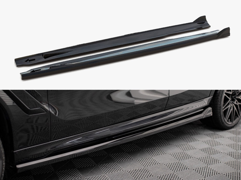 Maxton Design Side Skirts Diffusers BMW X6 M F96 / X6 M-Pack G06