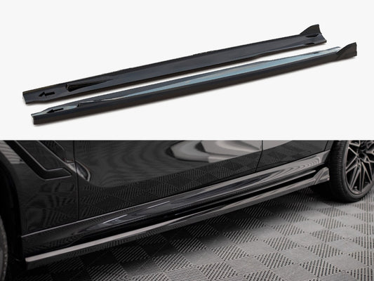 Maxton Design Side Skirts Diffusers BMW X6 M F96 / X6 M-Pack G06