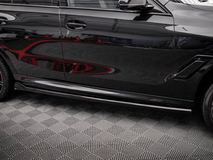 Maxton Design Side Skirts Diffusers BMW X6 M F96 / X6 M-Pack G06