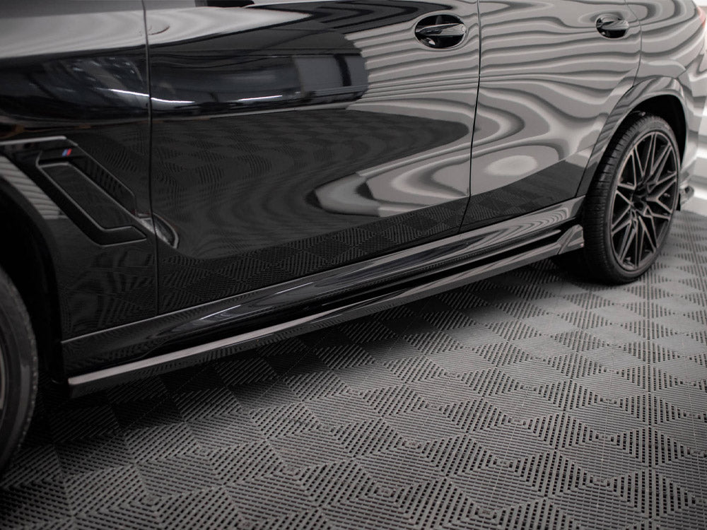 Maxton Design Side Skirts Diffusers BMW X6 M F96 / X6 M-Pack G06