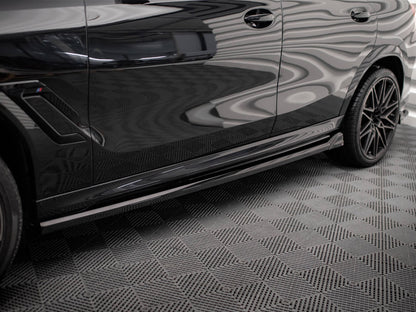 Maxton Design Side Skirts Diffusers BMW X6 M F96 / X6 M-Pack G06