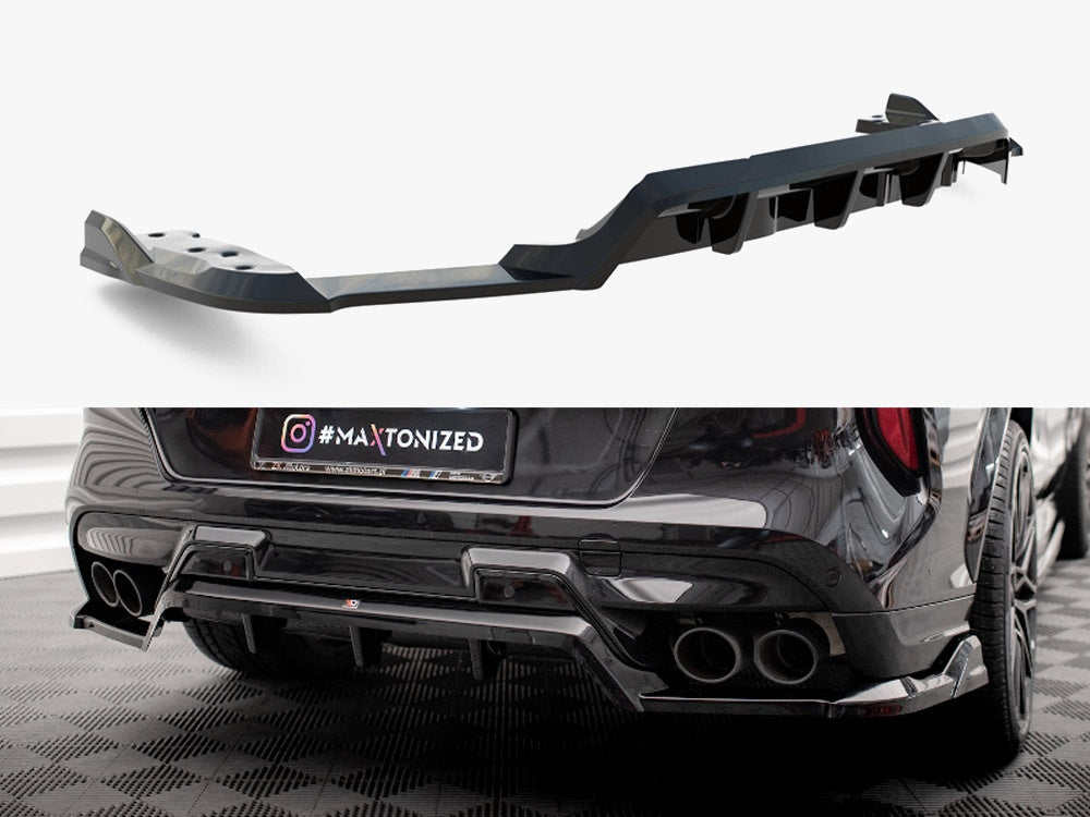 Maxton Design Central Rear Splitter (Vertical Bars) BMW X6 M F96