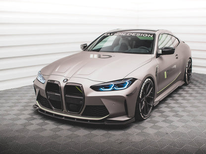 Maxton Design Carbon Fiber Front Splitter V.1 BMW M4 G82 / M3 G80