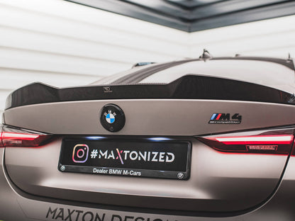 Maxton Design Carbon Fiber Tailgate Spoiler BMW M4 G82 / G82 Facelift / M440i / 4 M-Pack G22 / G22 Facelift