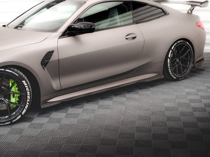 Maxton Design Carbon Fiber Side Skirts BMW M4 G82