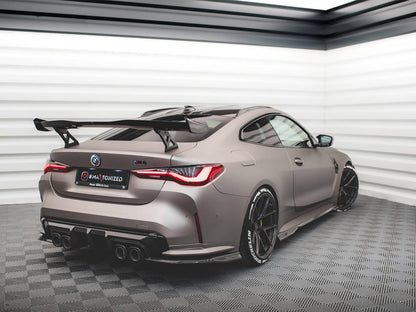 Maxton Design Carbon Fiber Rear Side Splitters BMW M4 G82