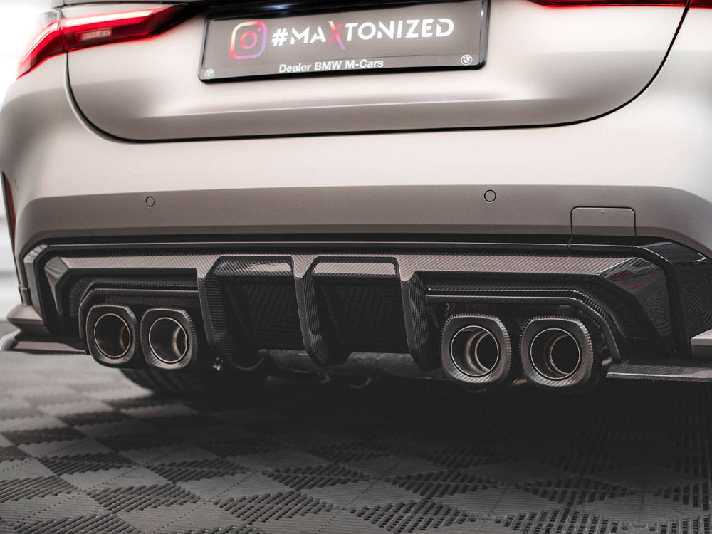 Maxton Design Carbon Fiber Rear Diffuser BMW M4 G82 / M3 G80