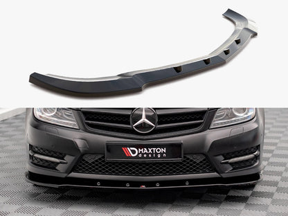 Maxton Design Front Splitter V.2 Mercedes-Benz C Coupe / Sedan / Estate AMG-Line C204 / W204 Facelift / S204 Facelift