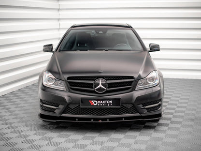 Maxton Design Front Splitter V.2 Mercedes-Benz C Coupe / Sedan / Estate AMG-Line C204 / W204 Facelift / S204 Facelift