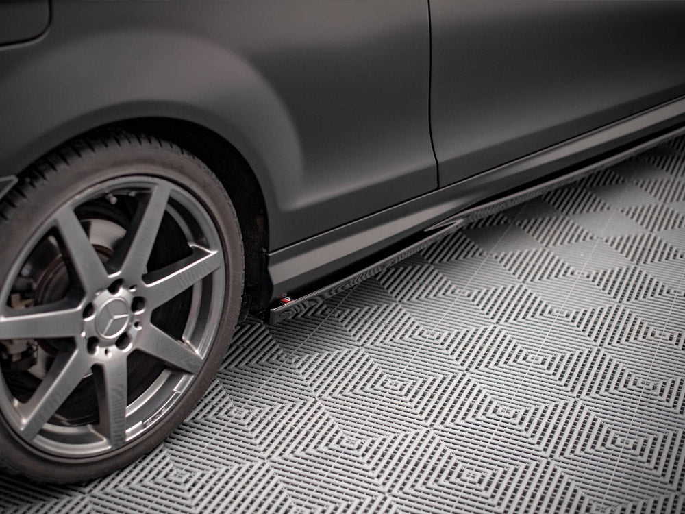 Maxton Design Side Skirts Diffusers Mercedes-Benz C Coupe / Sedan / Estate AMG-Line C204 / W204 Facelift / S204 Facelift