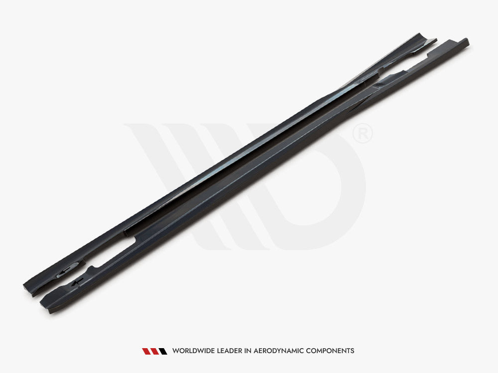 Maxton Design Side Skirts Diffusers Mercedes-Benz C Coupe / Sedan / Estate AMG-Line C204 / W204 Facelift / S204 Facelift