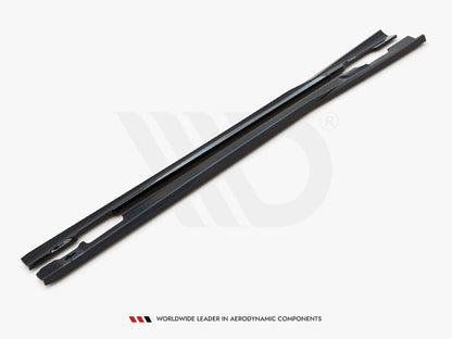 Maxton Design Side Skirts Diffusers Mercedes-Benz C Coupe / Sedan / Estate AMG-Line C204 / W204 Facelift / S204 Facelift