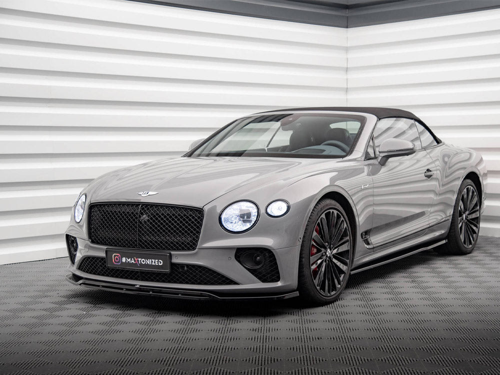 Maxton Design Front Splitter Bentley Continental Convertible GT Mk3
